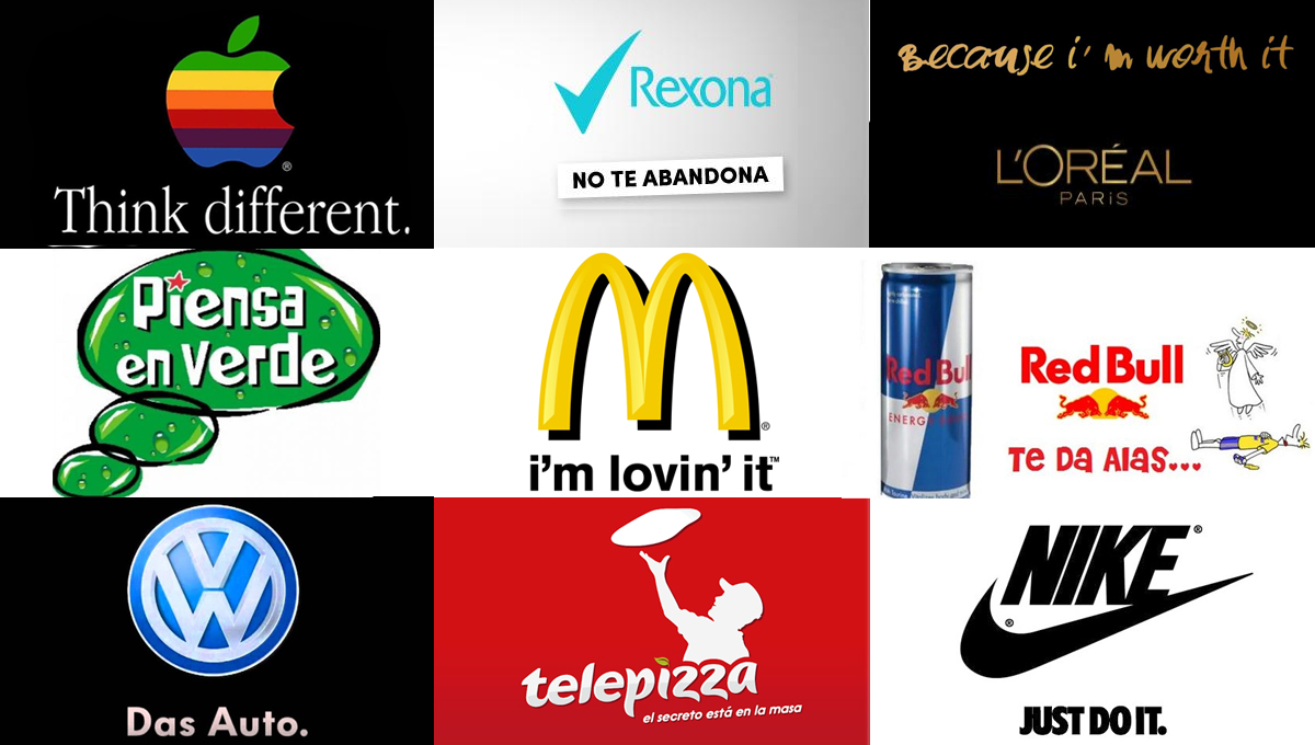 Seleccione Arena camino Slogans de marcas memorables por su creatividad - Marketing SGM